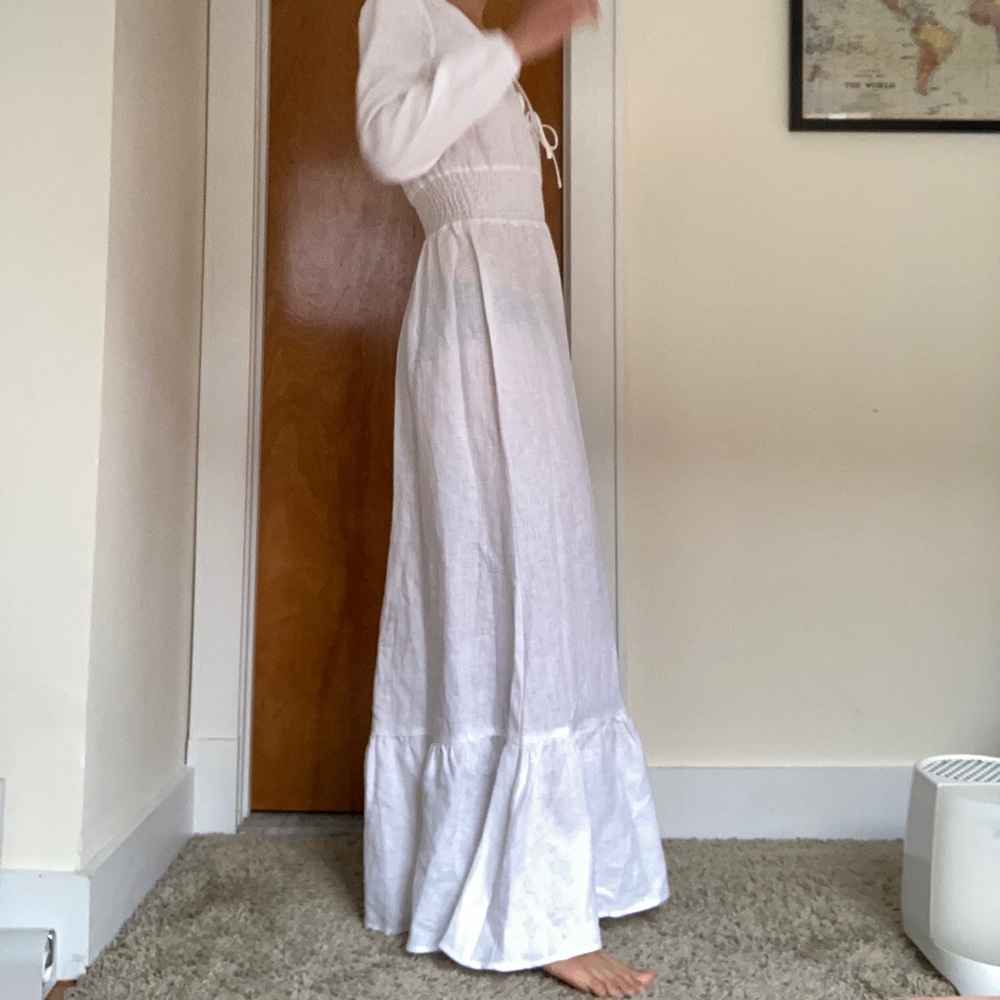 NWT Reformation Chantal linen dress in S unworn